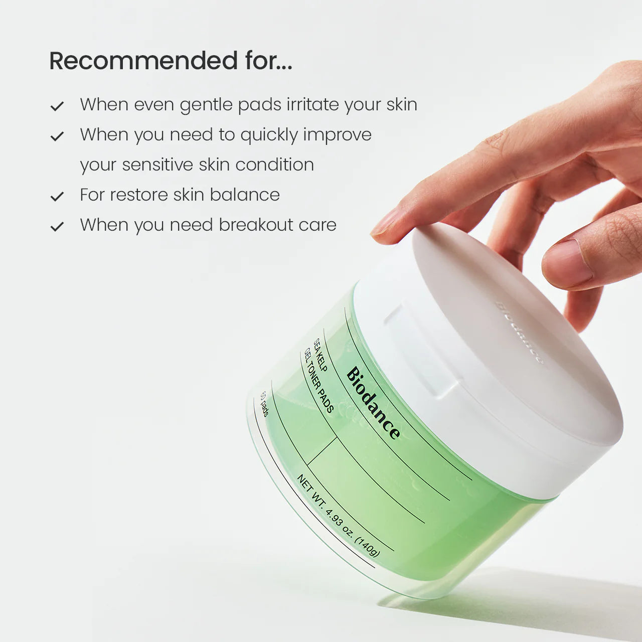 Biodance - Sea Kelp Gel Toner Pads (60 pads)