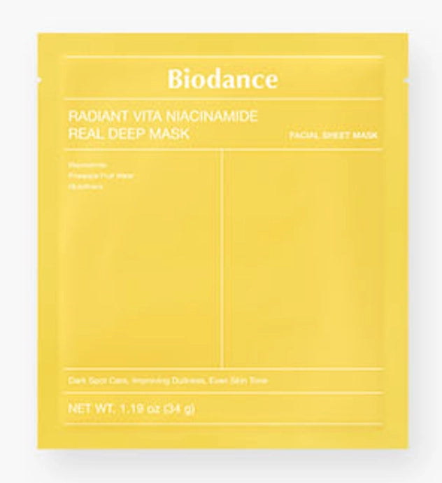 Biodance - Radiant Vita Niacinamide Real Deep Mask 1x
